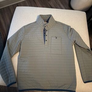 Relwen Windzip Popover - BNWT - Cement - Size Large